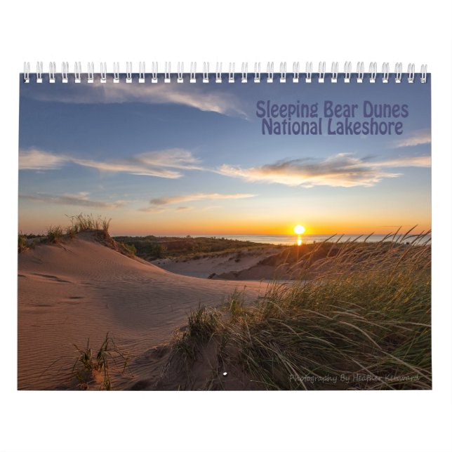 Calendario de dunas de oso durmiente (Tapa)
