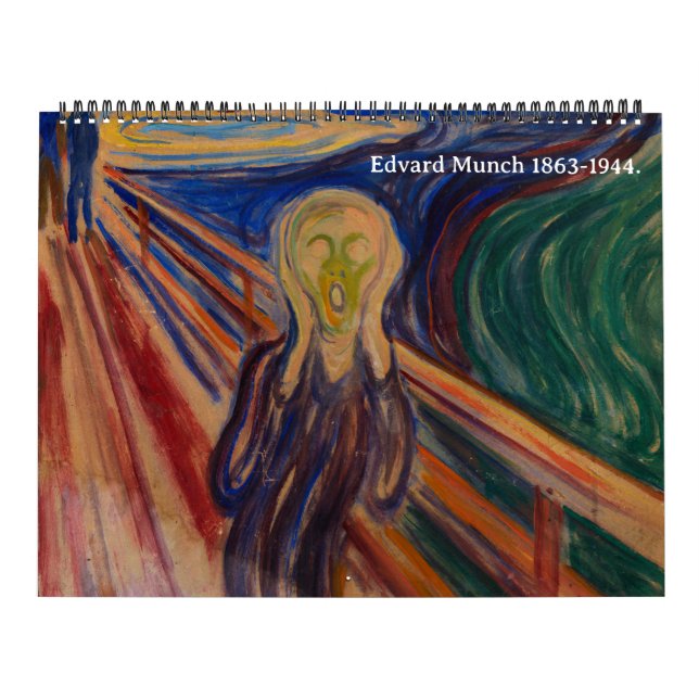 Calendario de Edvard Munch. (Tapa)