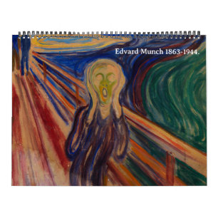 Calendario de Edvard Munch.