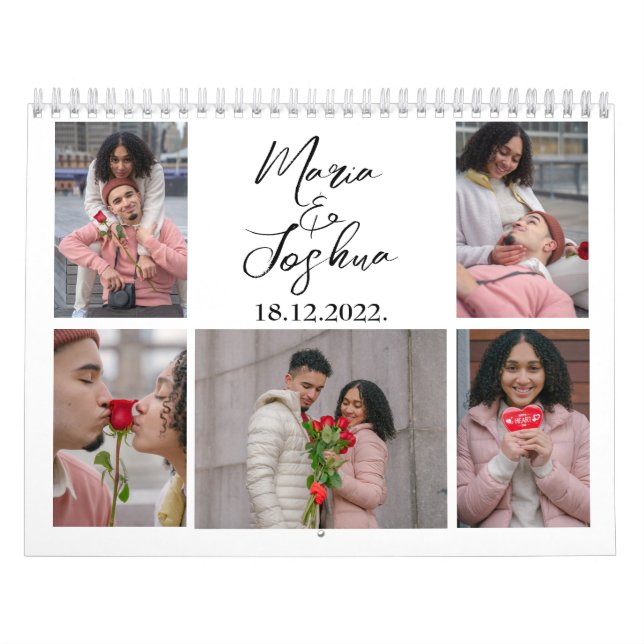 Calendario de El día de San Valentín de Collage de (Tapa)