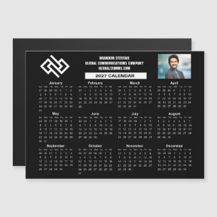 Calendario de Empresa Personalizado 2027 Negro Imá