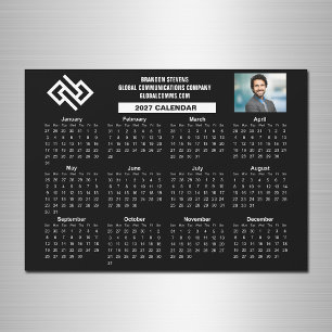 Calendario de Empresa Personalizado 2027 Negro Imá