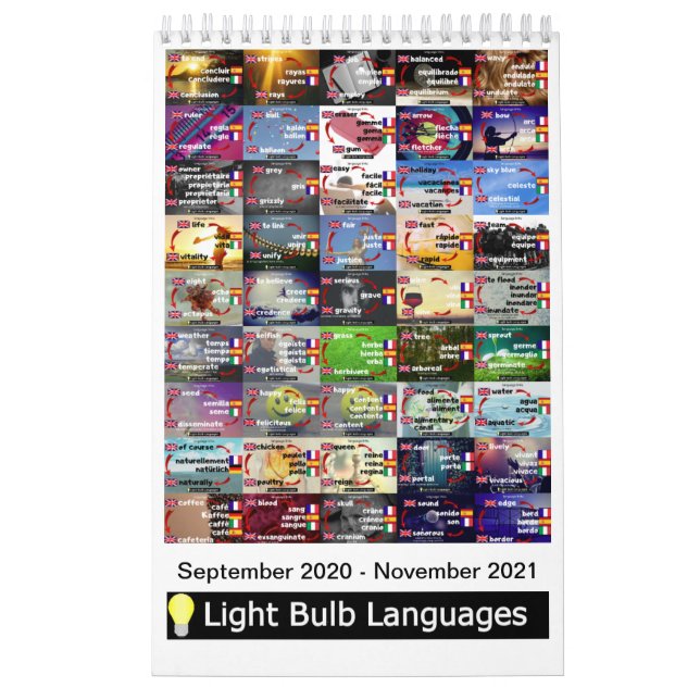 Calendario de enlaces de idiomas (setiembre de 202 (Tapa)