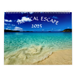 Calendario de escape tropical 2025