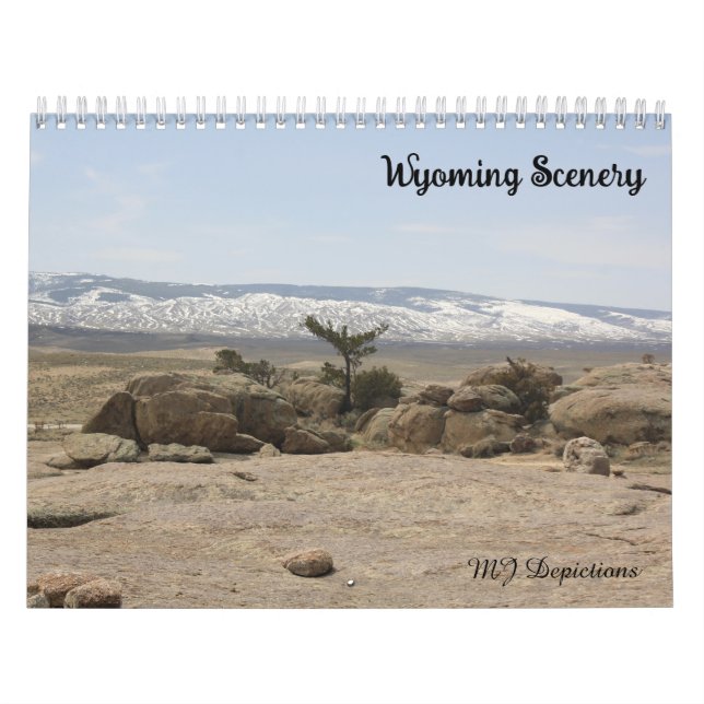 Calendario de escenario de Wyoming (Tapa)