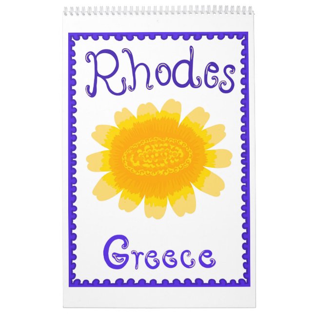 Calendario de escenas y patrones de verano griegos (Tapa)