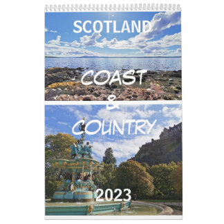 Calendario de Escocia 2023 - Costa y país