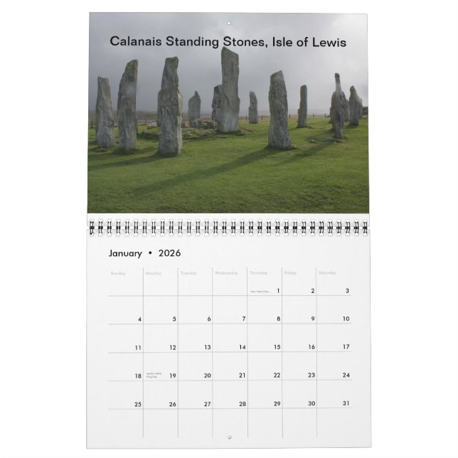 Calendario de Escocia e Irlanda de 2015 (Jan 2026)