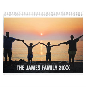 Calendario de escritorio de foto personalizada 202