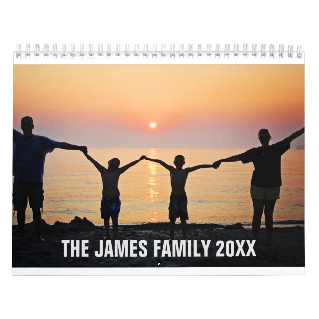 Calendario de escritorio de foto personalizada 202 (Tapa)