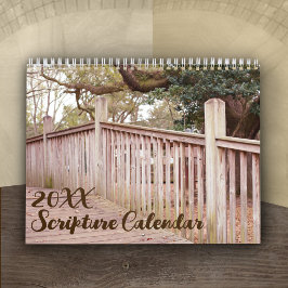 Calendario de Escritura de Tipografía Artística