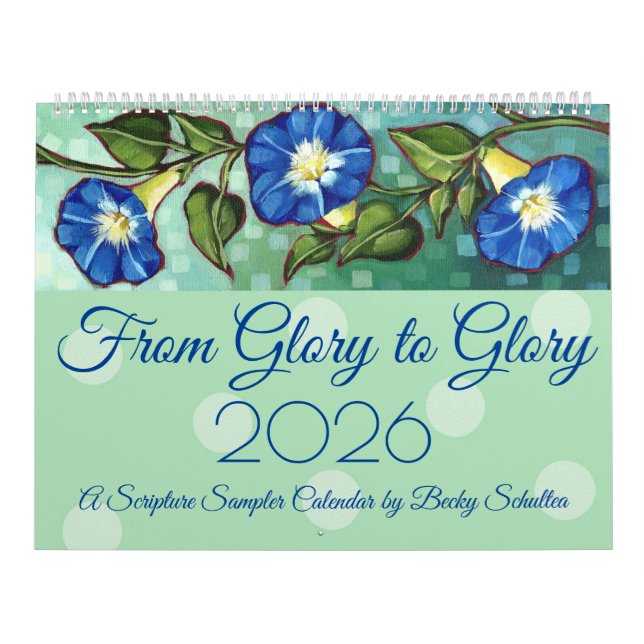Calendario de Escrituras 2026 "De Gloria en Gloria (Tapa)