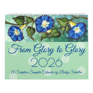Calendario de Escrituras 2026 "De Gloria en Gloria