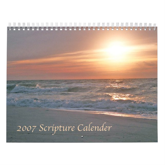 Calendario de escrituras de 2007 (Tapa)