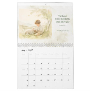 Calendario de Escrituras 'Sostenido por Su Palabra