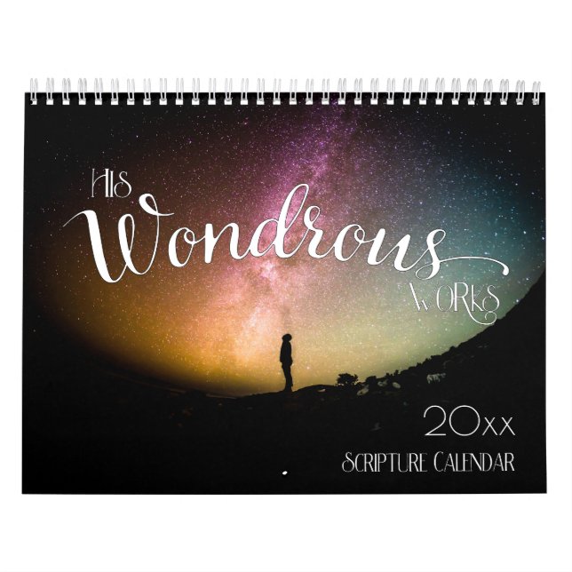 Calendario de escrituras - Sus maravillas (Tapa)