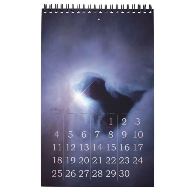 Calendario de espacio (Apr 2027)