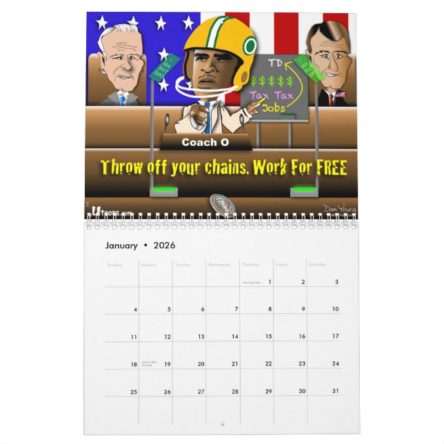 Calendario de estado de la Unión de Obama 2012 por (Jan 2026)