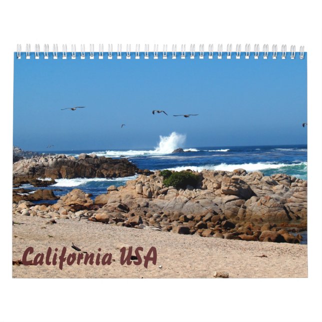 Calendario de Estados Unidos de California (Tapa)