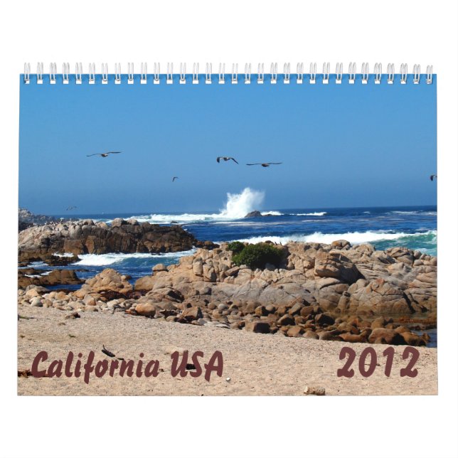 Calendario de Estados Unidos de California (Tapa)