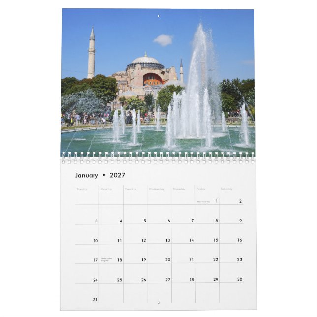 Calendario de Estambul 2012 (Jan 2027)