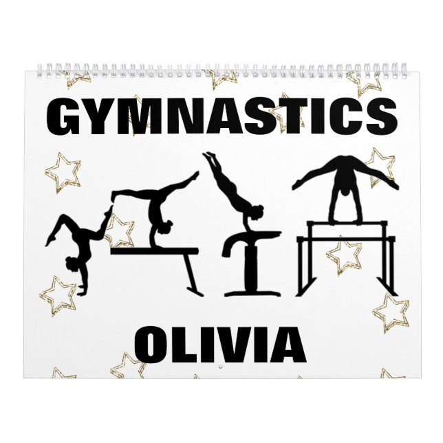 Calendario de estrellas de gimnasia (Tapa)
