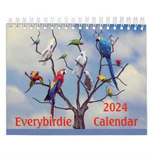 Calendario de Everybirdie 2024