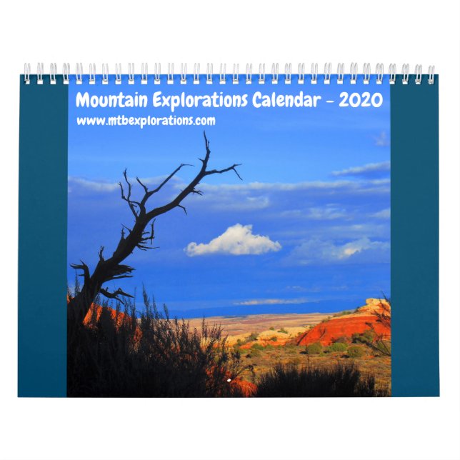Calendario de Exploraciones de las Montañas 2020 (Tapa)