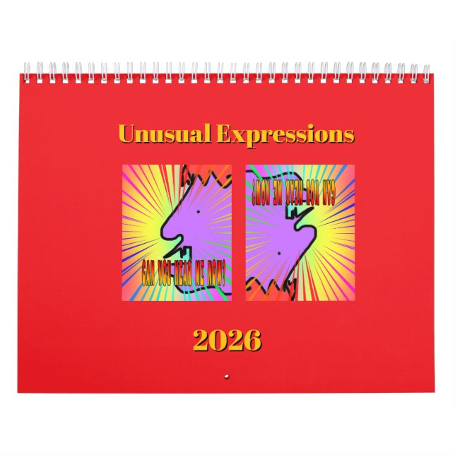 Calendario de expresiones inusuales (Tapa)
