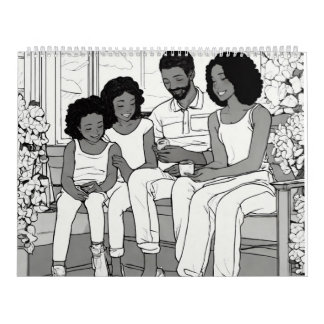 calendario de familia de fotos