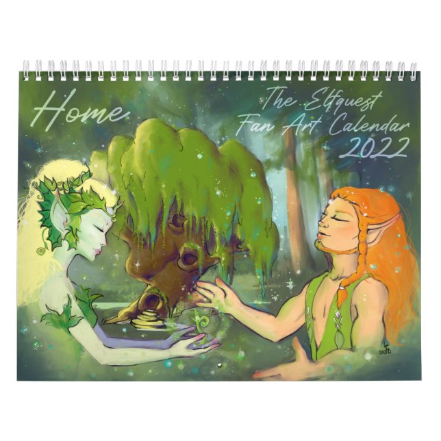 Calendario de Fan Art De Elfquest 2022 (Tapa)