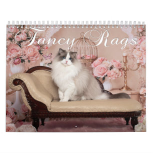Calendario de Fancy Rags de 12 meses