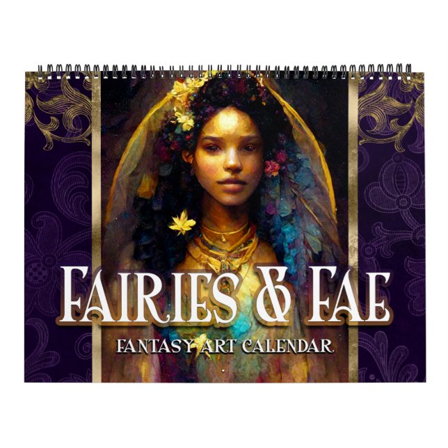 Calendario de Fantasía y Fae 5 2026 (Tapa)