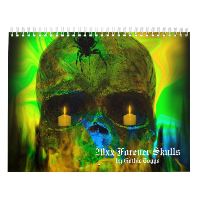 Calendario de fantasías del Gótico de Skulls para  (Tapa)