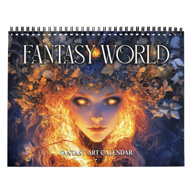 Calendario de Fantasy World 2026 (Tapa)
