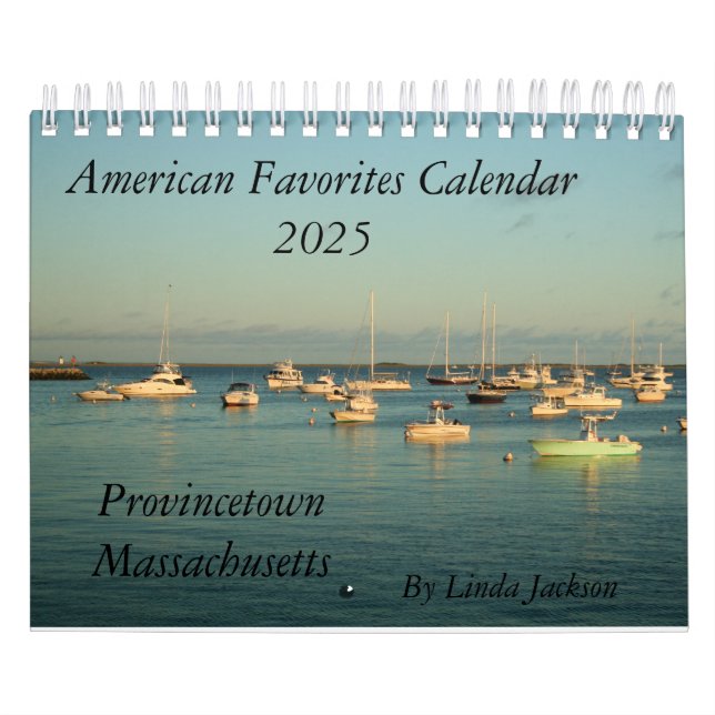 Calendario de favoritos de Estados Unidos 2025 (Tapa)