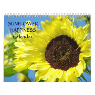 Calendario de felicidad de girasoles Regalos de of