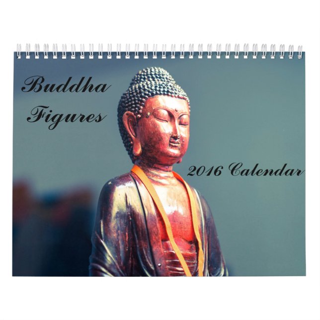 Calendario de figuras de Buda 2016 (Tapa)