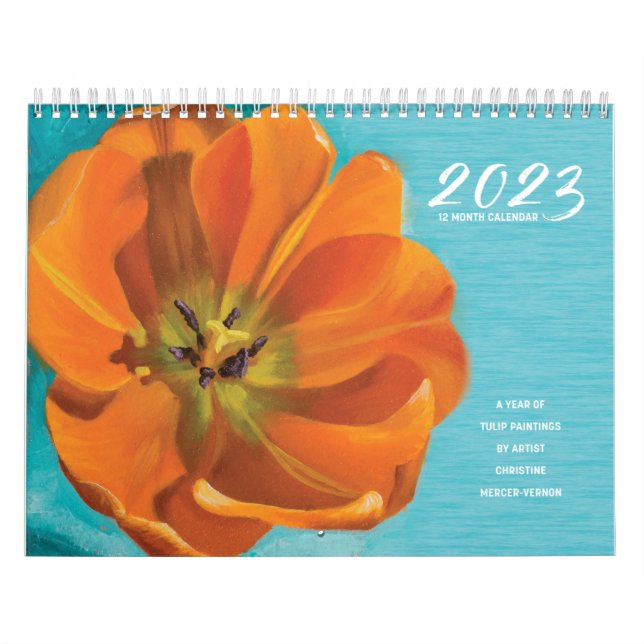 Calendario de flor de tulipanes de 2023 (Tapa)
