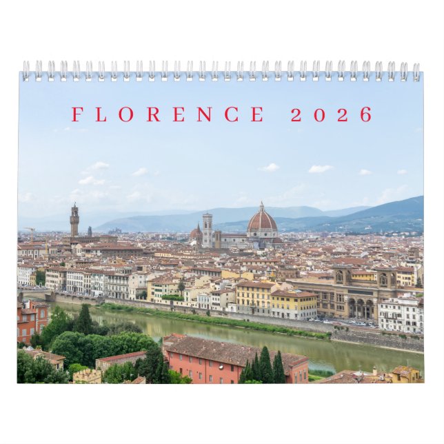 Calendario de Florencia 2026 (Tapa)