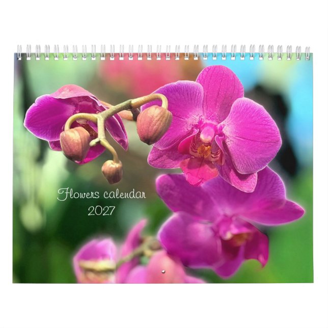 Calendario de flores  (Tapa)