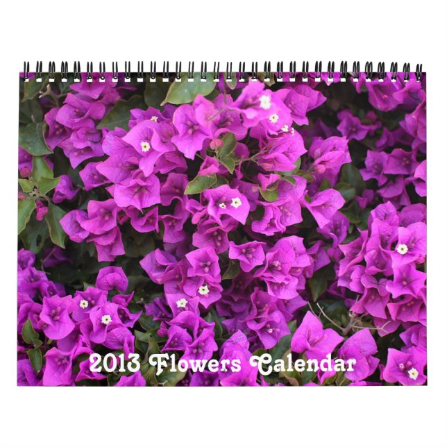 Calendario de Flores 2013 (Tapa)