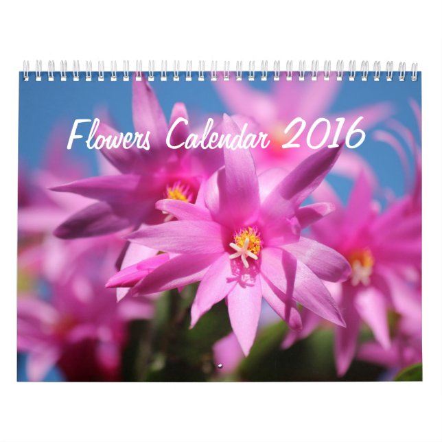 Calendario de Flores 2016 (Tapa)