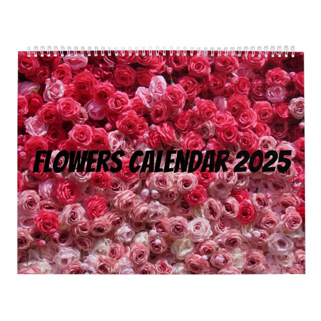 Calendario de flores 2025 (Tapa)
