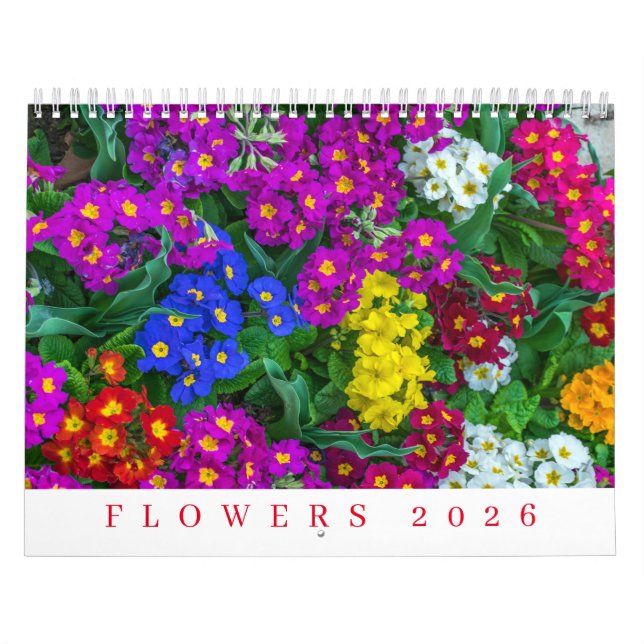 Calendario de flores 2026 (Tapa)