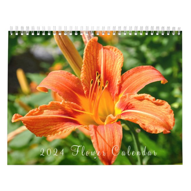 Calendario de flores de 2024 (Tapa)