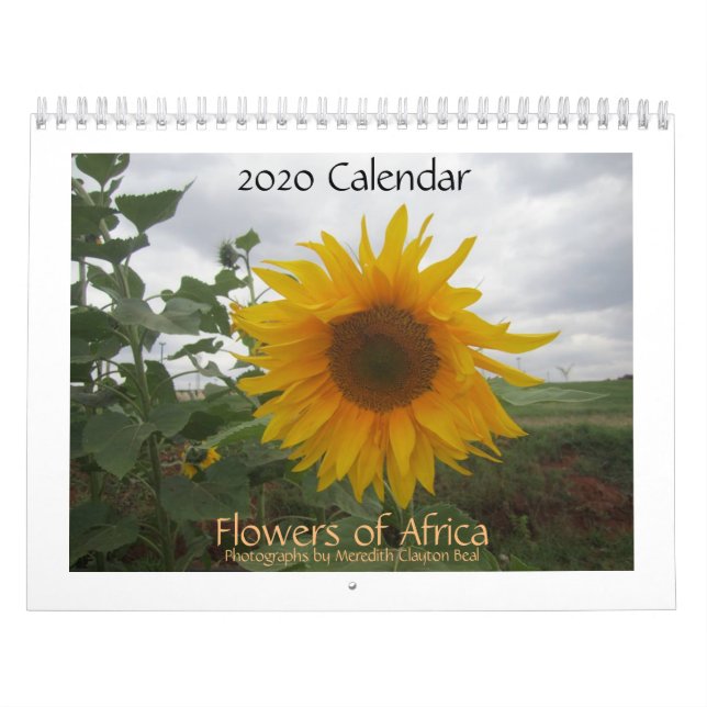 Calendario de Flores de África (Tapa)