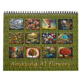Calendario de flores de AI asombroso