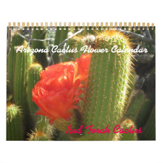 Calendario de flores de Arizona Cactus