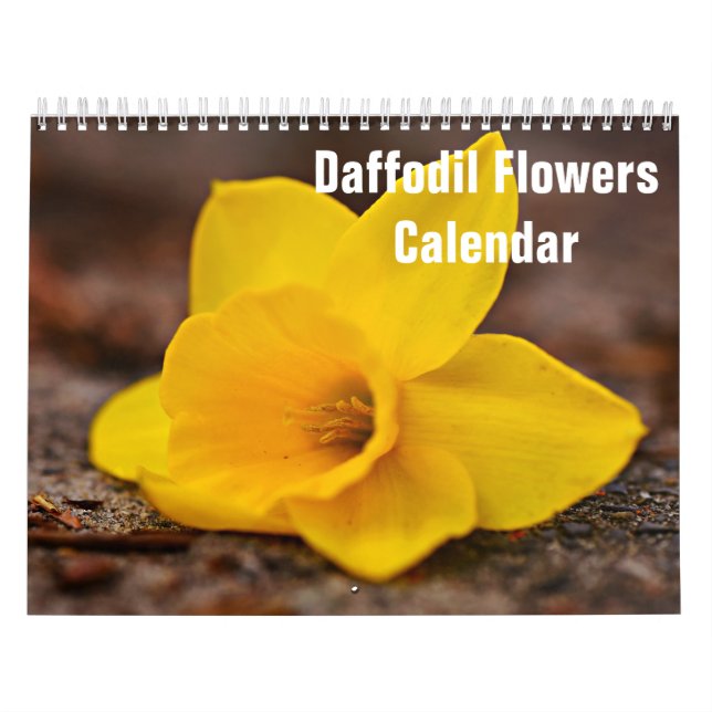 Calendario de Flores de Daffodil 2025 (Tapa)